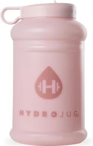 Vista 6 de HydroJug Botella de agua de medio galón de 73 onzas, jarra recargable y reutilizable con asa de transporte, garantía a prueba de fugas, ideal