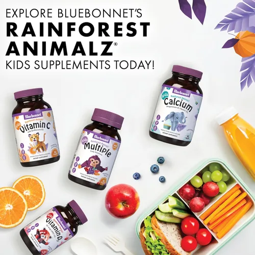 Vista 7 de Bluebonnet Nutrition Rainforest Animalz - Tableta masticable de vitamina D3 de 400 UI, sin soja, lácteos y gluten, sin OMG, certificado Kosher, apto