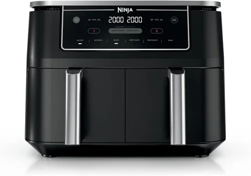 Vista 13 de Ninja Foodi - Freidora de aire, 7 Qt MegaZone, 6 en 1, negro, DZ071 7QT NEGRO