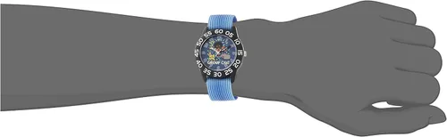 Vista 6 de Disney Encanto Time Teacher - Reloj analógico de cuarzo para niños, Azul Patchwork, Reloj de cuarzo
