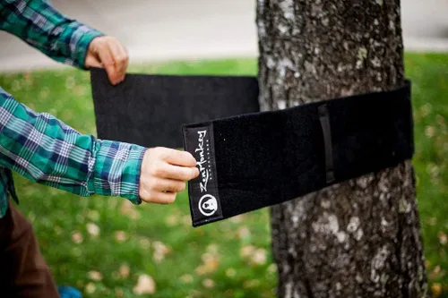 Vista 3 de Protectores de Árboles por ZenMonkey Slacklines, Perfectos para Slacklines, Ninjalines, Tirolesas, Columpios de Árbol, con Correas Guía