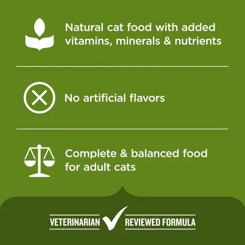 Vista 5 de Nutrish Comida seca para gatos, receta de pollo y arroz integral, bolsa