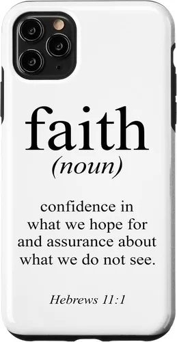 Vista 13 de Religious Jesus Christian Faith Definition Hebrews 11:1 Case for iPhone 17