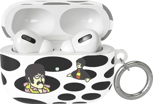 Vista 13 de Casely Funda compatible con AirPods Pro 1 All Smiles Funda para AirPods con adhesivo de cara sonriente