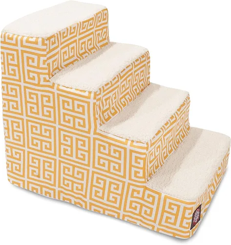 Vista 70 de Majestic Pet - Escaleras portátiles para mascotas suave escalón de espuma de sherpa escalones para perros y gatos rampa para cachorros