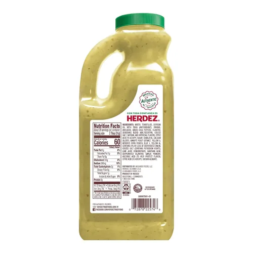 Vista 3 de HERDEZ Salsa de Guacamole Suave en Jarra, 32 oz (Paquete de 1)