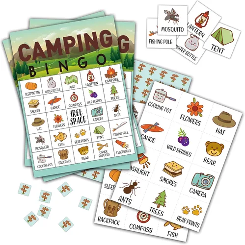 Vista 6 de Juego de bingo de playa, juegos de fiesta temática de verano tropical con 24 jugadores, actividades de suministros hawaianos, recuerdos de fiesta
