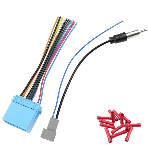 Vista 9 de Adaptador de arnés de cableado de radio femenino, reemplazo del conector de arnés de cable estéreo para automóvil para Acura 2001-2005 y Honda