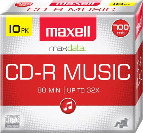 Vista 20 de Maxell 638004 4.7Gb Dvd-R 10Mm Caja de joyas