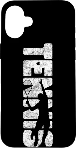 Vista 22 de iPhone 16 Funny Tennis Player Racket Tennis Case