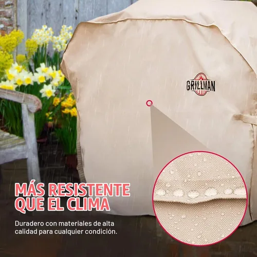 Vista 5 de Grillman - Cubierta impermeable para parrilla de barbacoa para parrillas al