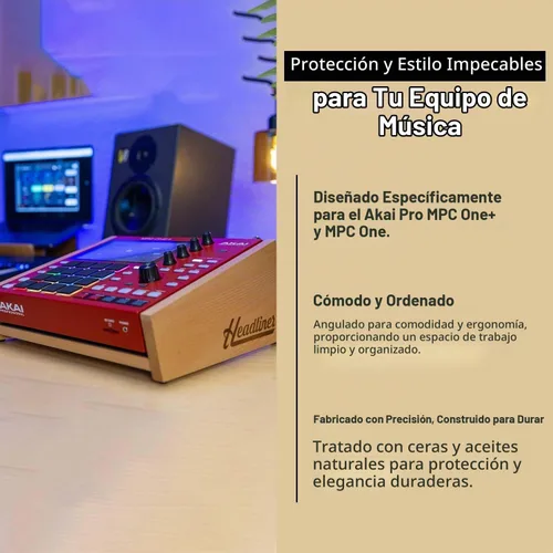 Vista 4 de Headliner Catalina - Soporte para Akai Pro MPC One+ MPC One