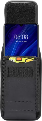 Vista 5 de Funda de nailon para teléfono celular para iPhone 12 Mini (5.4), SE2020, 11 Pro, 8, 7, I6, XS, X, bolsa para teléfono