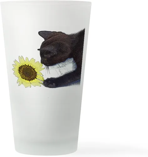 Vista 11 de CafePress Otro Black Cat - Vaso de pinta, 16 onzas Transparente - Otro vaso de pinta de gato negro