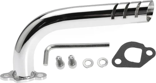 Vista 2 de Tubo de escape para Predator 212cc 196cc GX160 GX200, para Baja Warrior MB165 MB200 y para Coleman CT200U BT200X CT200U para Motovox MBX20 Go Kart