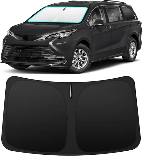Vista 33 de INSAUTO Accesorios para parasol de parabrisas de ajuste personalizado para Acura RDX 2019-2026, parasol plegable para ventana delantera, reflector