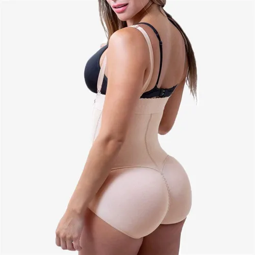 Vista 4 de LAMZH Body moldeador de cuerpo completo, faja reductora y moldeadora para mujer, colombiana, después de liposucción, látex, moldeadora de cuerpo