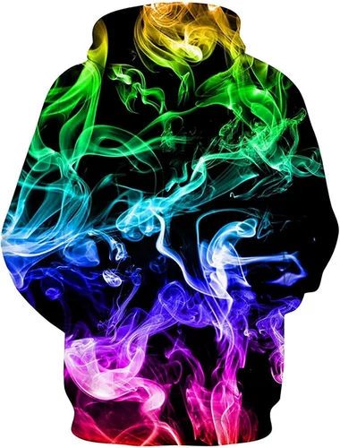 Vista 2 de uideazone Unisex 3D Relistic Impreso Sudaderas para Hombres Mujeres Cool Graphic Sudadera con capucha