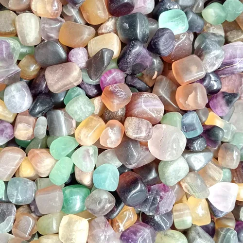 Vista 37 de Jet Amazonite - Piedra rodada de 3.53 oz aprox. de 0.75 a 1 pulgada con bolsa de terciopelo (Amazonita)