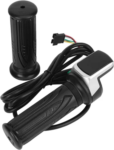 Vista 3 de Empuñadura eléctrica del acelerador con pantalla LCD, agarre del acelerador de gobierno, agarre del acelerador de 6 núcleos, un par de empuñadura