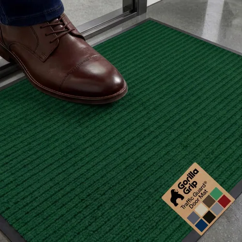 Vista 56 de GORILLA GRIP Traffic Guard - Tapete resistente para interiores y exteriores Negro