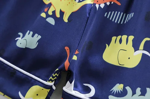Vista 8 de XBKPLO Pantalones de pijama de felpa para niños, camisa para niños pequeños, conjunto de dinosaurios, ropa para niños pequeños, 12 meses