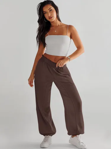 Vista 9 de ANRABESS Pantalones deportivos de cintura alta para mujer