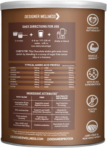 Vista 7 de Polvo de proteína de suero 100 % premium de Designer Protein, 1020W130, 1, 1
