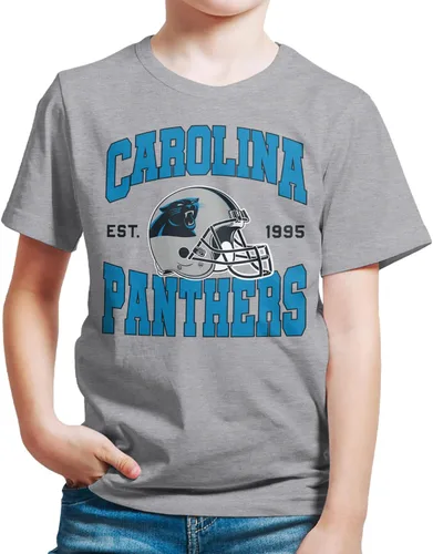 Vista 20 de Junk Food Clothing x NFL - Casco de equipo - Camiseta de manga corta para niños y niñas con licencia oficial de la NFL