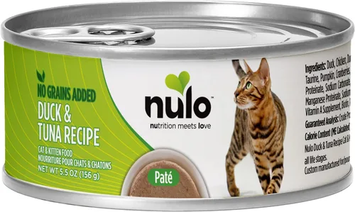 Vista 17 de Nulo Receta de Ternera y Cordero Paté - Comida húmeda enlatada para gatos, 5.5 onzas (paquete de 24)