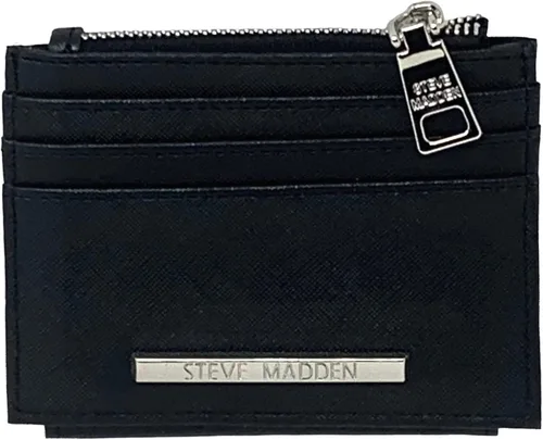 Vista 3 de Steve Madden Hayden Wallet, NegroPlata, Contemporáneo