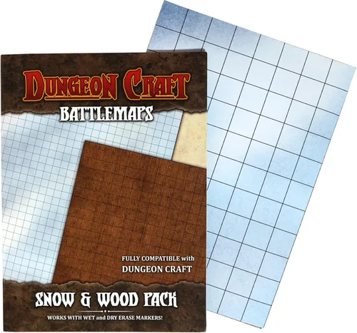 Vista 14 de Dungeon Craft RPG & DND Set de Inicio – Kit de Esenciales de Mapas Plegables – Set de 4 – Expedición