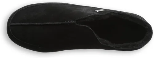 Vista 4 de BEARPAW Pantuflas Bruce para hombre, gamuza clásica para hombre, zapatos sin cordones para hombre, zapatos casuales cómodos
