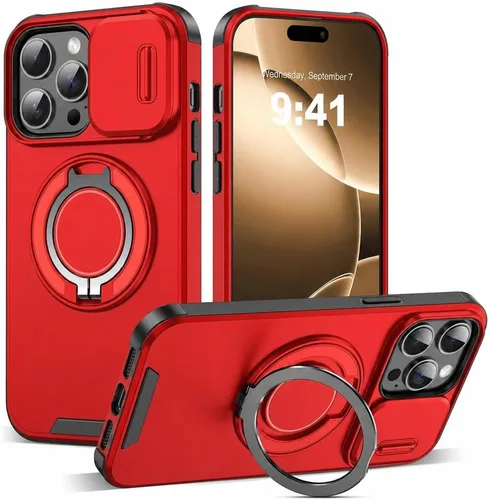 Vista 10 de Funda para iPhone 11 de la Serie Magnética de Doulings, resistente con anillo giratorio de 360 grados con soporte invisible, compatible con magsafe