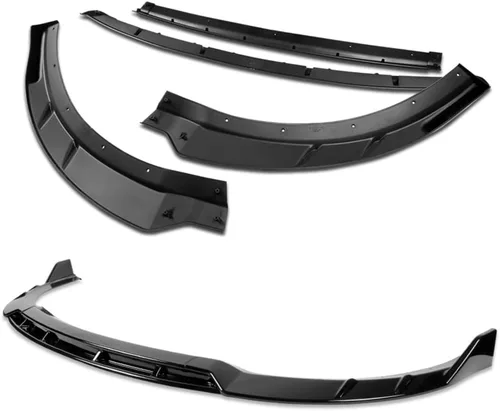 Vista 4 de 4 piezas de parachoques delantero compatible con Dodge Charger SRT 2015-2021, alerón de labio de parachoques delantero, kit divisor de cuerpo