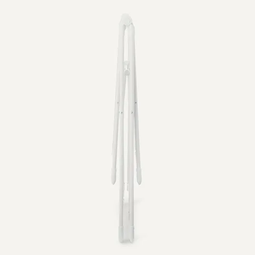Vista 3 de Amazon Basics Tendedero de ropa de metal plegable de 2 alas, 61x23.6x39.3 pulgadas, blanco