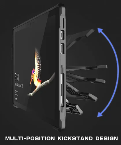 Vista 2 de SUPCASE Funda para Microsoft Surface Pro 7/6/5/4/LTE con soporte (Unicorn Beetle Pro), [soporte para bolígrafos] [protección de grado militar] funda