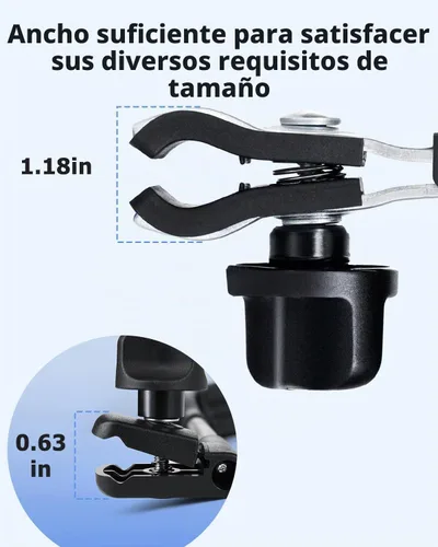 Vista 7 de Accesorio para sombrilla para cochecito, soporte ajustable para silla