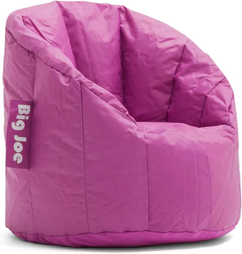Vista 35 de Big Joe Milano - Silla de Puf con Cuero Montana Negro Vibe