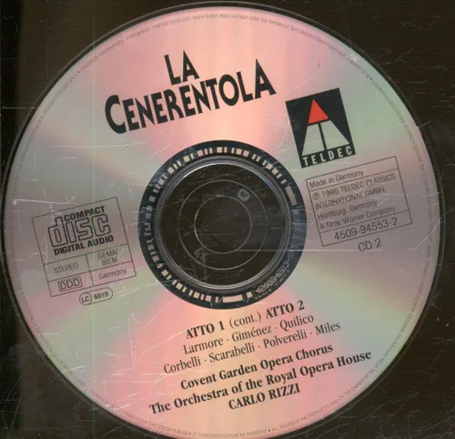 Vista 4 de Rossini: La Cenerentola / Larmore, Gimenez, Quilico, Corbelli, Scarabelli, Polverelli, Miles, Rizzi