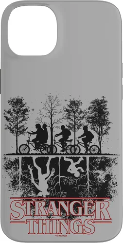Vista 15 de Stranger Things Upside Down Hawkins Ride - Carcasa con logotipo para iPhone 17