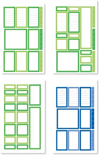 Vista 6 de Rongrong Calcomanías de planificador arcoíris para planificadores, calendarios, diarios y proyectos, calidad prémium dibujadas a mano que transforma