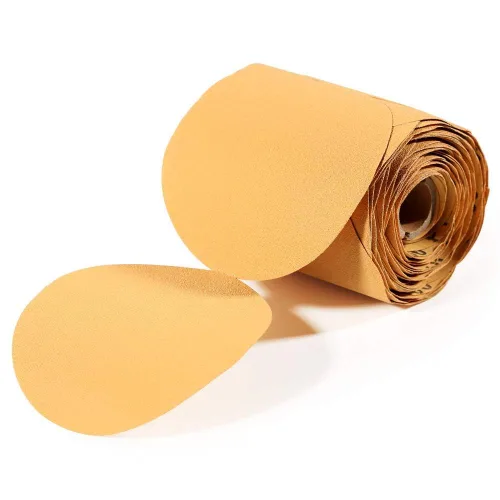 Vista 11 de SPEEDWOX Rollo de papel de lija de grano 60, discos de lija redondos de 6 pulgadas, parte trasera adhesiva PSA, parte trasera adhesiva, sin