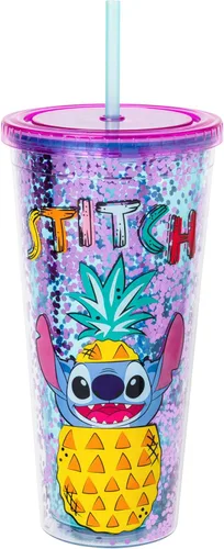 Vista 7 de Silver Buffalo Sanrio Hello Kitty, vaso de acero inoxidable con forma de lata, 11.8 onzas