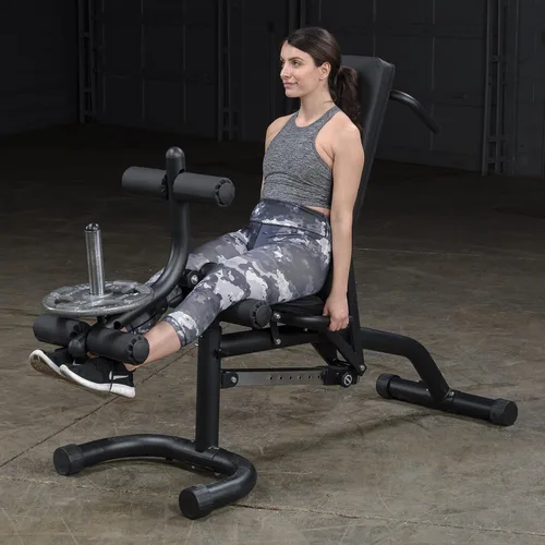 Vista 8 de Body-Solid Banco de pesas ajustable con múltiples ángulos para gimnasio doméstico y comercial (FID46), banco plano, inclinado y declinado