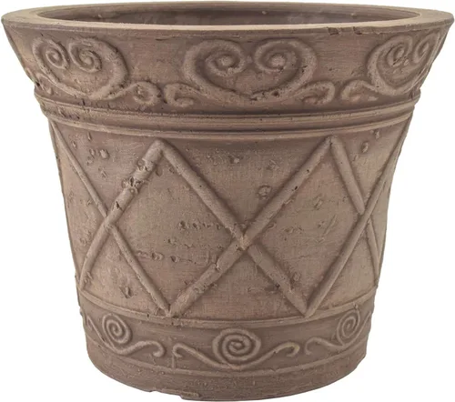 Vista 5 de PSW Pot Collection Maceta de 4 pulgadas para plantas y jardines de interior y exterior, 4 pulgadas, chocolate