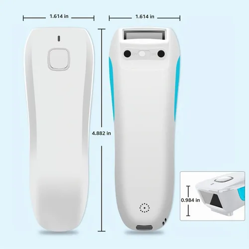 Vista 7 de NETUM Mini escáner de código de barras QR inalámbrico actualizado