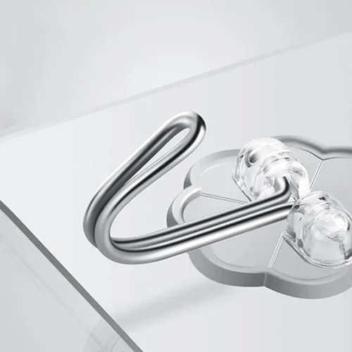 Vista 5 de NevStp Ganchos autoadhesivos fuertes de acero inoxidable transparente para cocina, baño, puerta, pared, multifunción, 10