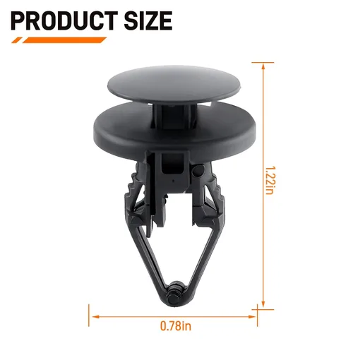 Vista 3 de 30 clips de retención de nailon negro para guardabarros y guardabarros compatibles con Ford W712196-S300 Edge Escape F-150 GM 11589293 Buick