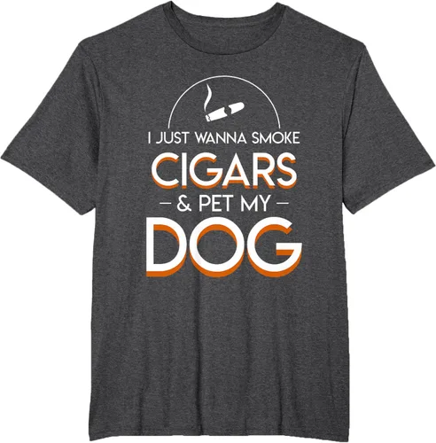 Vista 19 de Solo quiero fumar cigarros y mascotas a los amantes de los perros de mi perro, Negro, S